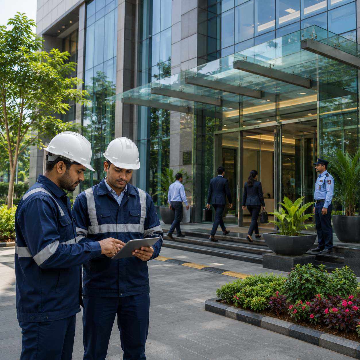 High-Rise Business Tower Maintenance